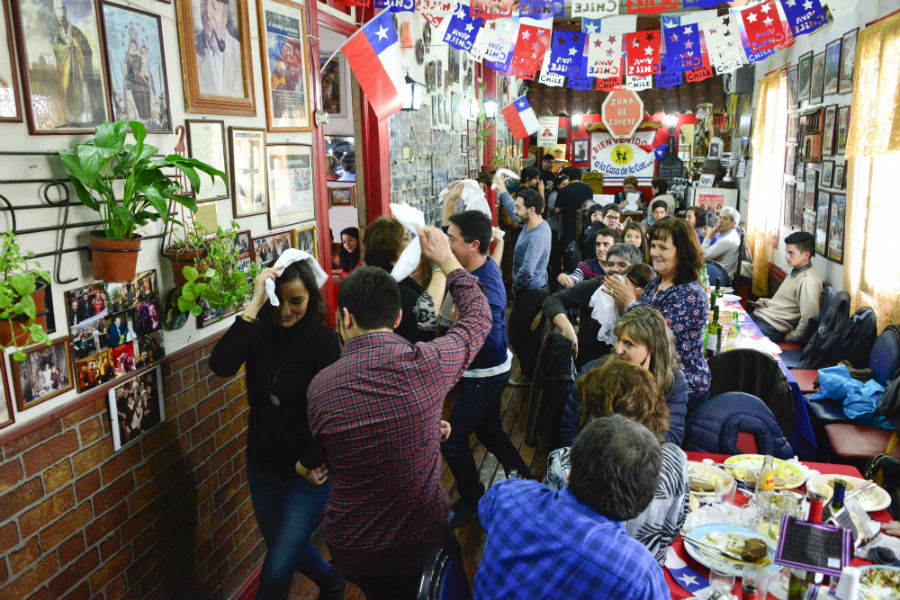 Cuecas en La Casa de la Cueca