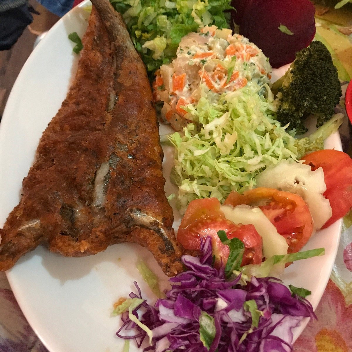 Pescado frito en El Rincón de las Guitarras